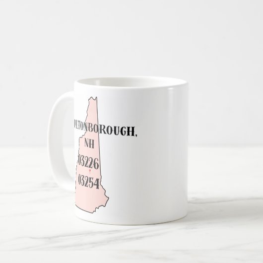 Moultonborough NH, Tasse (Vorderseite Links)