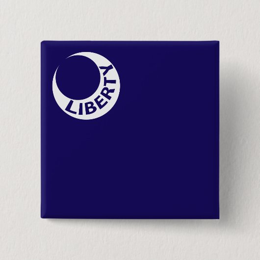 Moultrie Flag (Liberty) (Amerikanische Geschichte) Button (Vorderseite)