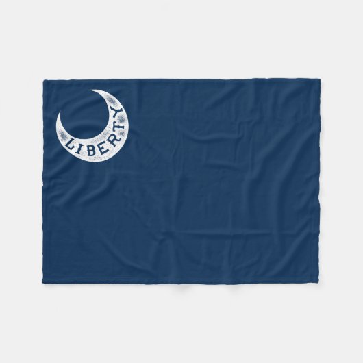 Moultrie Freiheits-Flagge Fleecedecke (Vorderseite (Horizontal))