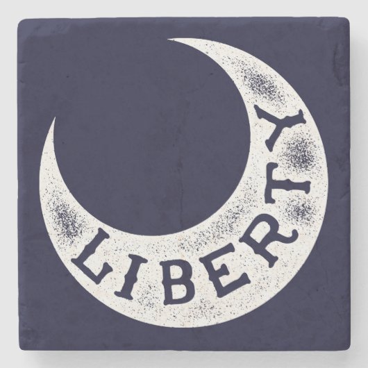 Moultrie Freiheits-Flagge Steinuntersetzer (Vorderseite)