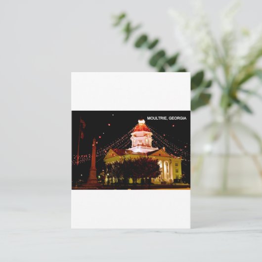 MOULTRIE, GEORGIEN POSTKARTE (Stehend Vorderseite)