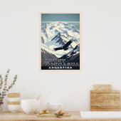 Mount Aconcagua Argentinien V02 Poster (Küche)