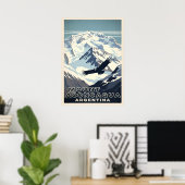 Mount Aconcagua Argentinien V02 Poster (Heimbüro)