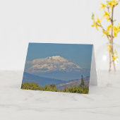 Mount Adams - Kunstkarte Karte (Gelbe Blume)