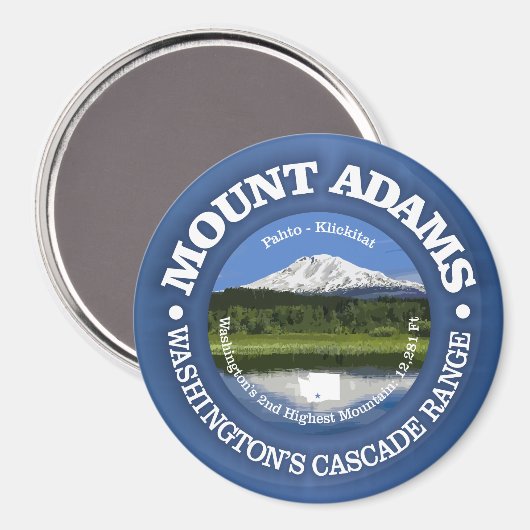 Mount Adams Magnet (Vorderseite/Rückseite)