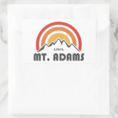 Mount Adams New Hampshire Rechteckiger Aufkleber (Tasche)