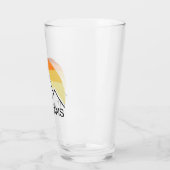 Mount Adams New Hampshire Retro Glas (Links)