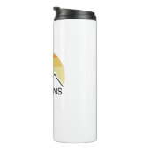 Mount Adams New Hampshire Retro Thermosbecher (Nach rechts gedreht)