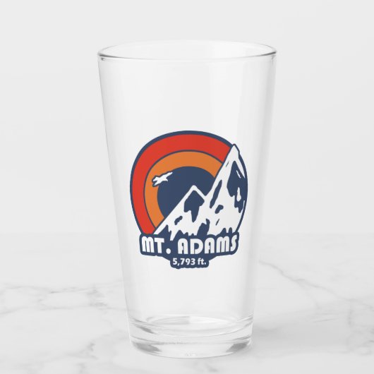 Mount Adams New Hampshire Sun Eagle Glas (Vorderseite)