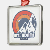 Mount Adams New Hampshire Sun Eagle Ornament Aus Metall (Links)