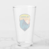 Mount Adams New Hampshire Sunrise Glas (Rückseite)