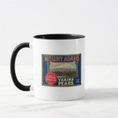 Mount Adams Pear Crate LabelYakima, WA Tasse (Links)