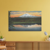 Mount Adams, Washington - Sicht auf den Berg Leinwanddruck (Insitu (Wohnzimmer))