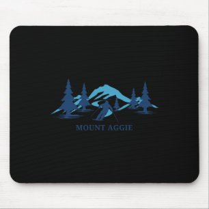 Mount Aggie Texas Skigebiet Skifahren Skifahrer Mousepad