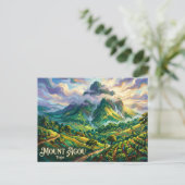 Mount Agou Togo Postkarte (Stehend Vorderseite)