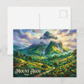 Mount Agou Togo Postkarte (Vorne/Hinten)