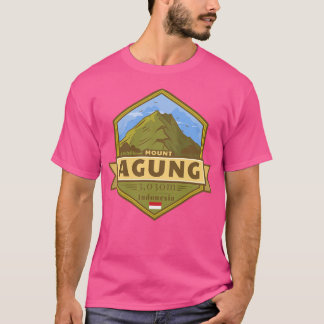 Mount Agung Bali Indonesia Abzeichen Active T-Shirt