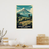 Mount Agung Bali Indonesia V02 Poster (Küche)