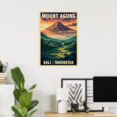 Mount Agung Bali Indonesia V04 Poster (Heimbüro)