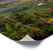 Mount Agung View Lahangan Sweet Bali Landscape Art Poster (Ecke)