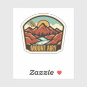 Mount Airy, Georgia Aufkleber (Blatt)