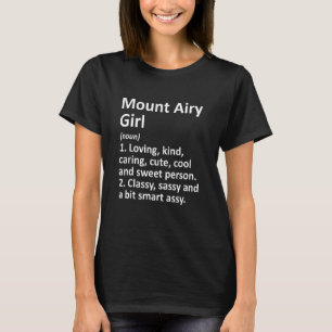 Mount Airy Girl Md Maryland Funny City Zuhause Roo T-Shirt
