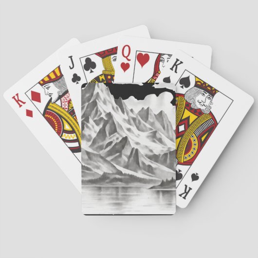 Mount Alaska/ Fuji Spielkarten (Rückseite)