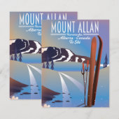 Mount Allan, Kananaskis, Alberta, Kanadas Ski (Vorne/Hinten)