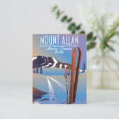 Mount Allan, Kananaskis, Alberta, Kanadas Ski (Stehend Vorderseite)