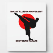 Mount Allison University Shotokan Karate Fotoplatte (Vorderseite)