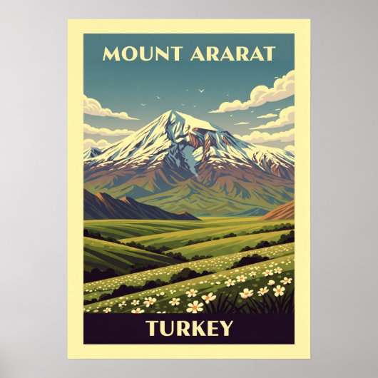 Mount Ararat Türkei V02 Poster (Vorne)
