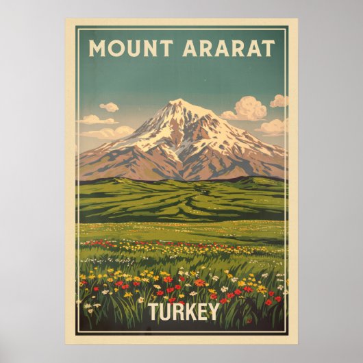 Mount Ararat Türkei V03 Poster (Vorne)