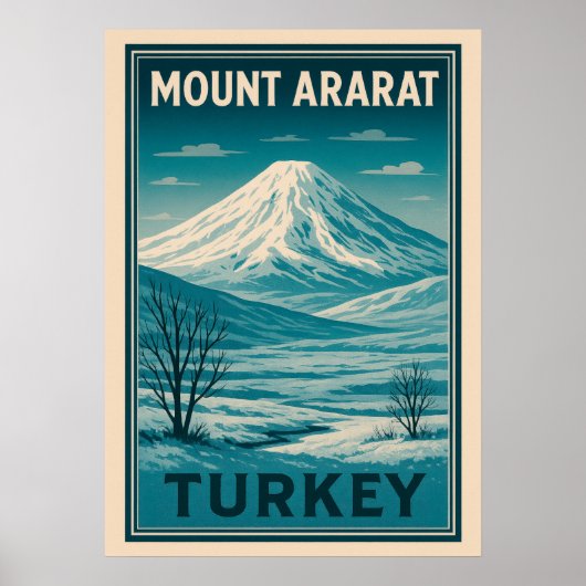 Mount Ararat Türkei V04 Poster (Vorne)