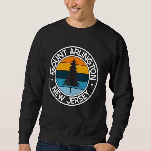 Mount Arlington New Jersey NJ USA City Pride Retro Sweatshirt (Vorderseite)