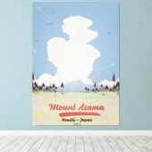 Mount Asama Honshū. Leinwanddruck (Insitu (Holzboden))