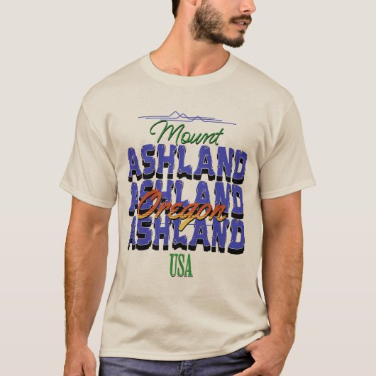 Mount Ashland, Oregon T-Shirt (Vorderseite)