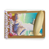 Mount Assiniboine Blimp Urlaubsposter Magnet (Horizontal)