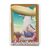 Mount Assiniboine Blimp Urlaubsposter Magnet (Vertikal)