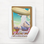 Mount Assiniboine Blimp Urlaubsposter Mousepad (Mit Mouse)