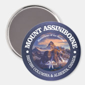 Mount Assiniboine Magnet (Vorderseite/Rückseite)