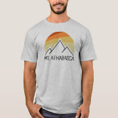 Mount Athabasca Alberta Retro T-Shirt (Vorderseite)