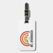 Mount Athabasca Gepäckanhänger (Vorderseite vertikal)