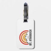 Mount Athabasca Gepäckanhänger (Rückseite vertikal)