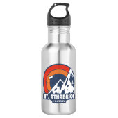 Mount Athabasca Sun Eagle Edelstahlflasche (Vorderseite)