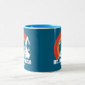 Mount Athabasca Sun Eagle Zweifarbige Tasse (Mittel)