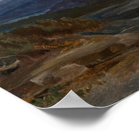 Mount Athos Poster (Ecke)