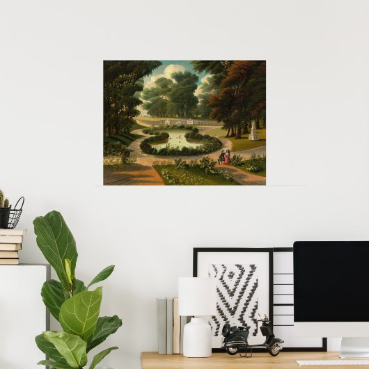 Mount Auburn - Thomas Chambers Fine Art Poster (Heimbüro)