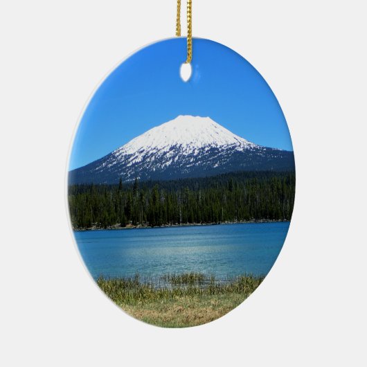 Mount Bachelor, OR Keramik Ornament (Rechts)