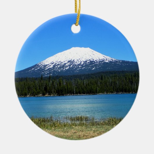 Mount Bachelor, OR Keramik Ornament (Vorne)