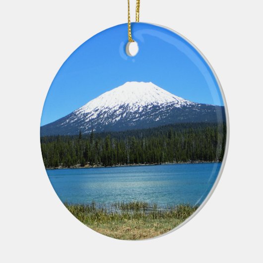 Mount Bachelor, OR Keramik Ornament (Links)